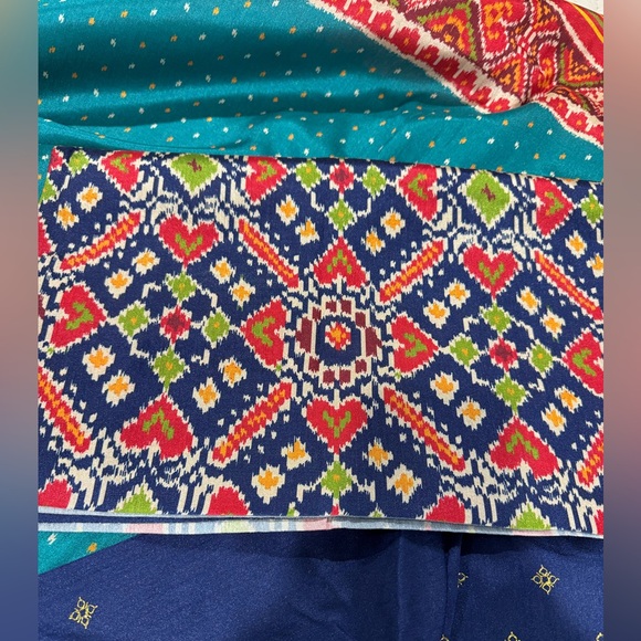 Colorful Patterned Fabric with Tassels - Picture 7 of 8